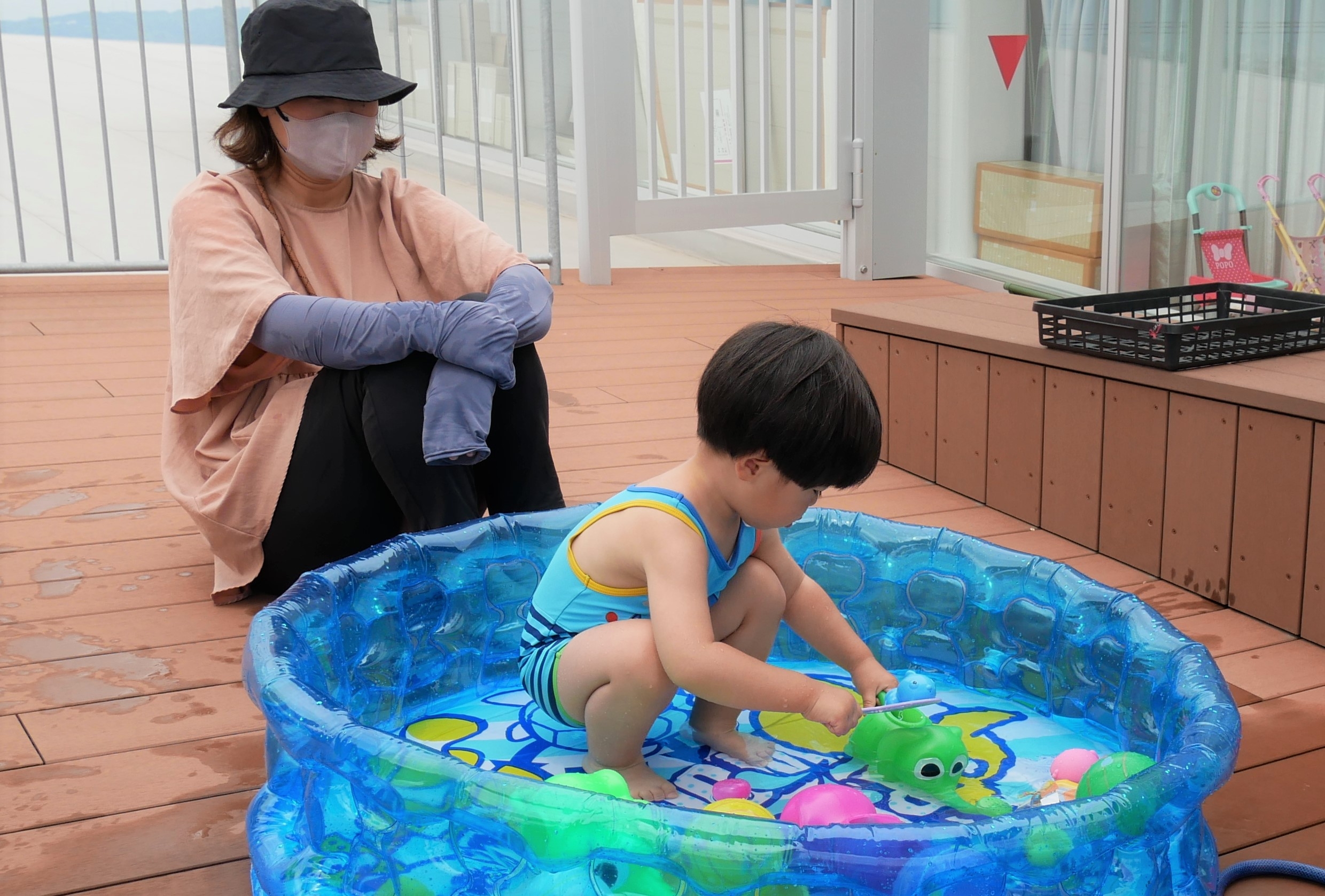 ぶどう組　～水遊び（プール）～の画像2