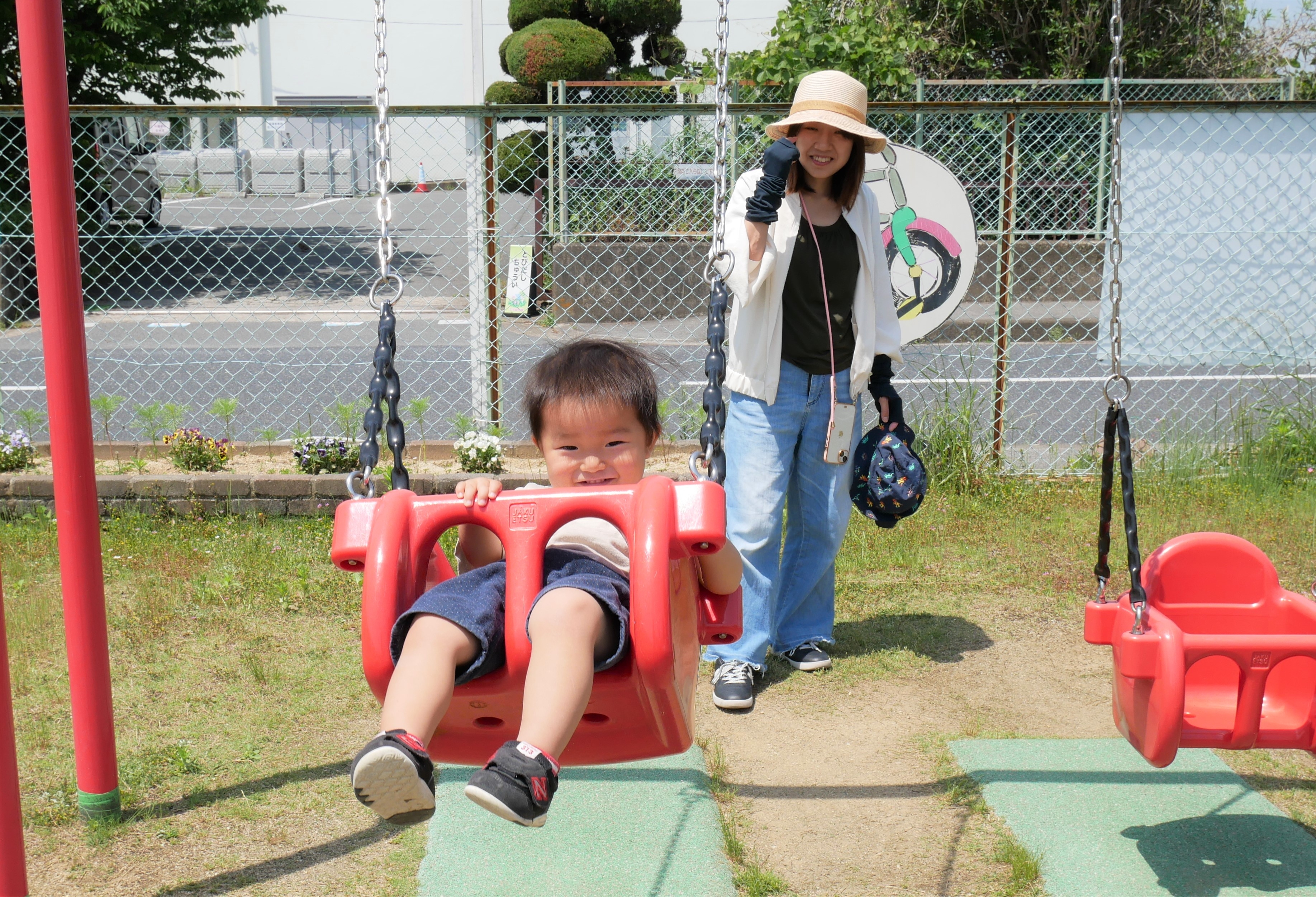 ぶどう組・いちご組合同　～幼児園の園庭で遊ぼう～の画像4
