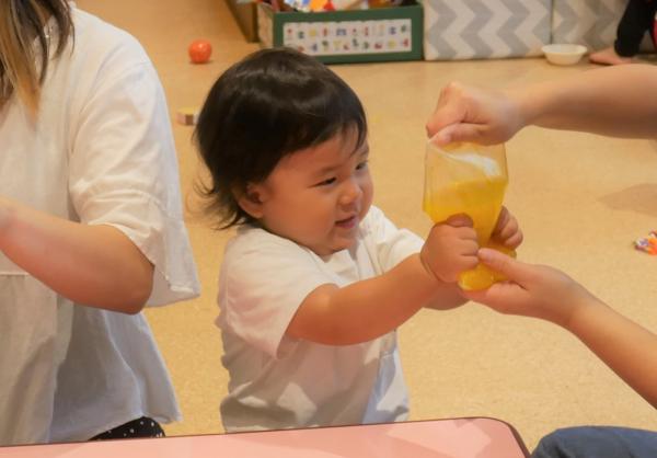 スライム作りの様子
