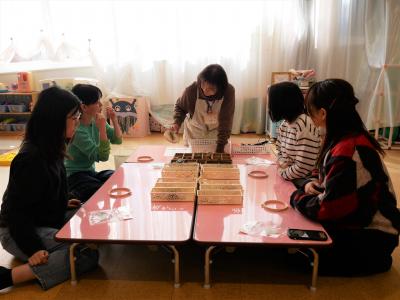 クラフト講座の様子
