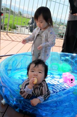 水遊びの様子１